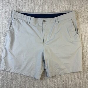 Southern Tide Performance Brrr Golf Shorts Mens Size 42 Grey Blend Casual